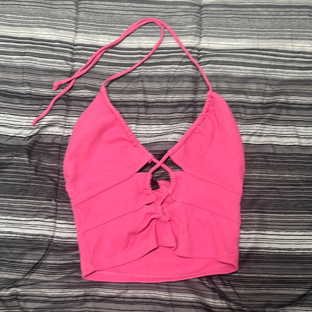 Floral Print Crop Top - Size XS